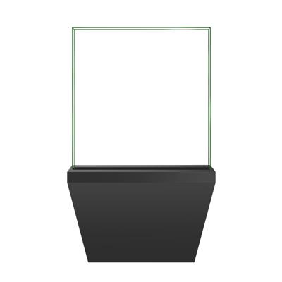 Square vertical display cabinet